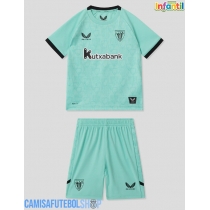 Camisa de time de futebol Athletic Bilbao Replicas 3º Equipamento Infantil 2025-26 Manga Curta (+ Calças curtas)